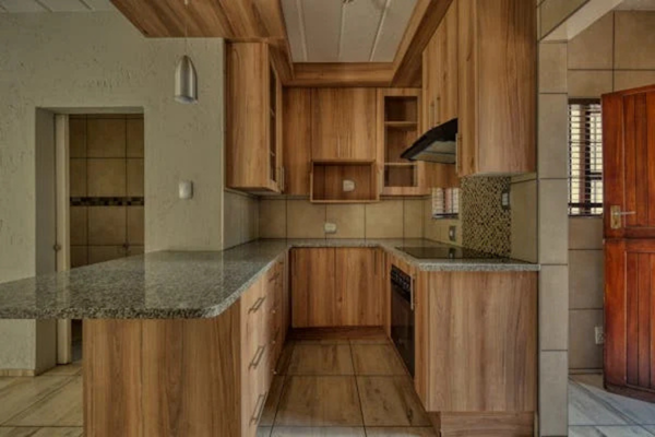 Empty house kitchen